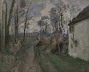 Paul Cezanne Village Road Near Auvers Spain oil painting artist